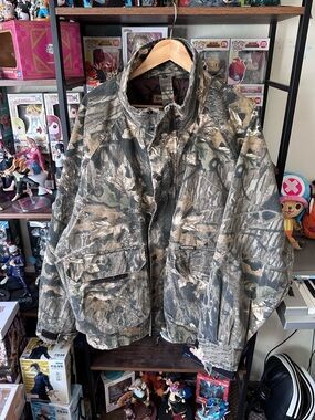 Vintage Remington Camo Hunting Jacket Canvas Heavyweight 2XL XL Oversized